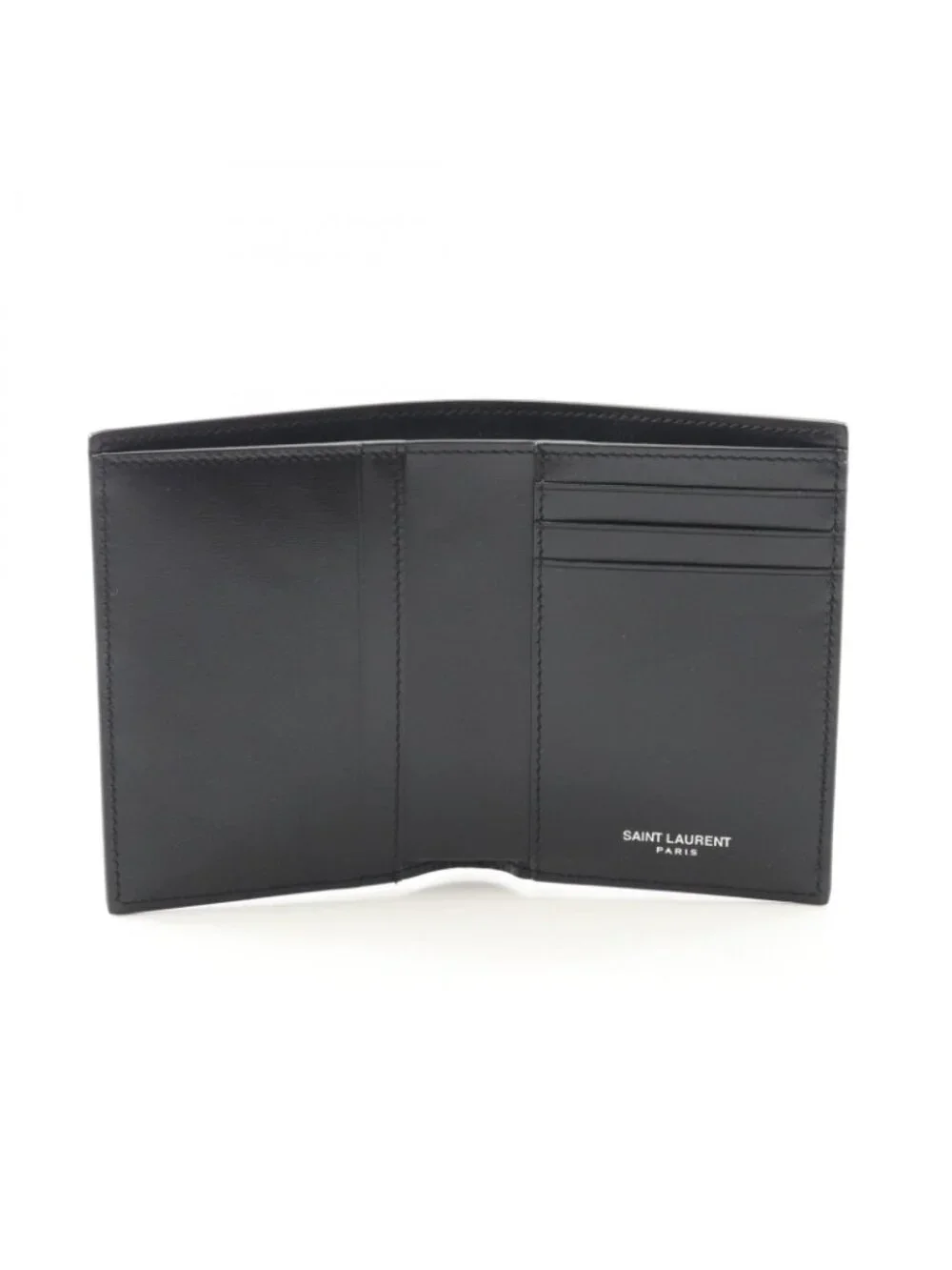 Saint Laurent Paris Card Case Cassandra Leather